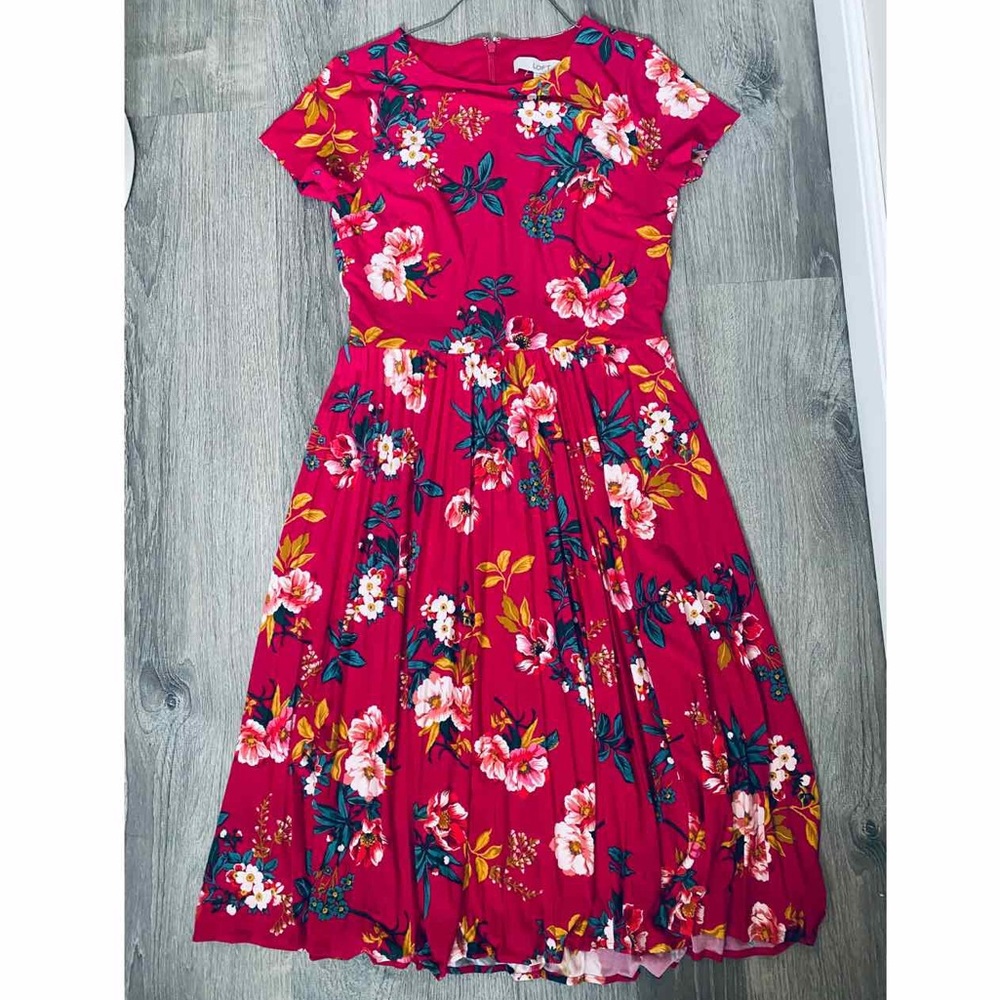 NWT LOFT Hawaiian Print Dress
